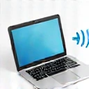 Ikona laptopa i połączenia internetowego
